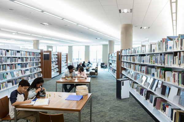 AZALEA Air Purifier installed in a library