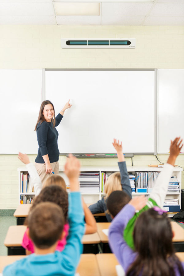 IRIS Upper Room UVGI installed in a classroom
