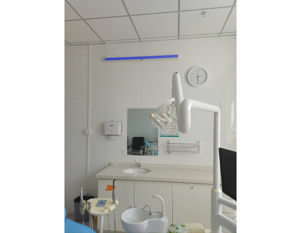 Product image of ACANTHUS Upper Room UVGI from UV Can Sanitize installed in a clinic
