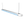Load image into Gallery viewer, Product image of UV Can Sanitize's LIATRIS UV-C disinfection Tube Light with transparent background from a front view with UV-C light on.
