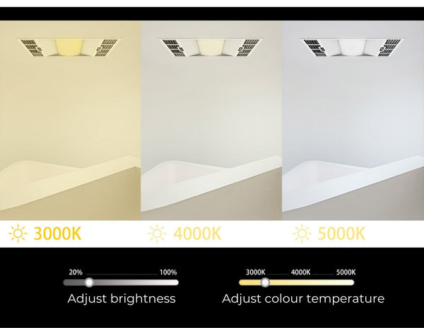Image of GALAX AIR Purifier showing adjustable brightness and colour temperature