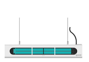 Product image of Iris upper room wall-mounted UVGI fixture by UV Can Sanitize