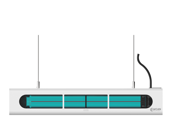 Product image of Iris upper room wall-mounted UVGI fixture by UV Can Sanitize