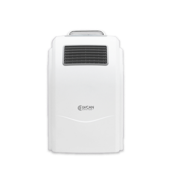 Large and Portable UV-C HEPA Air Purifier with UV Can Sanitize logo in the middle of device