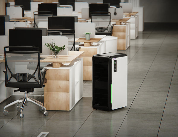 Image of AZALEA Air Purifier in an office