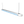 Load image into Gallery viewer, Product image of UV Can Sanitize&#39;s LIATRIS UV-C disinfection Tube Light with transparent background from a front view with UV-C light on.
