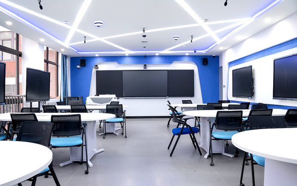 Image of Carnation Upper Room UVGI Fixture from UV Can Sanitize installed in an classroom