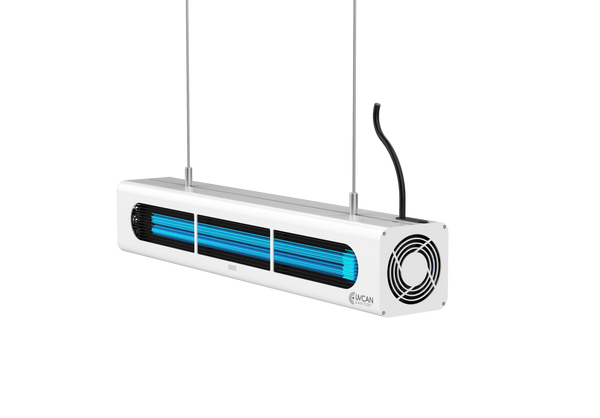 Product image of Iris upper room wall-mounted UVGI fixture by UV Can Sanitize